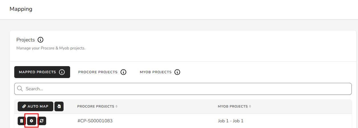 Project Level Setting
