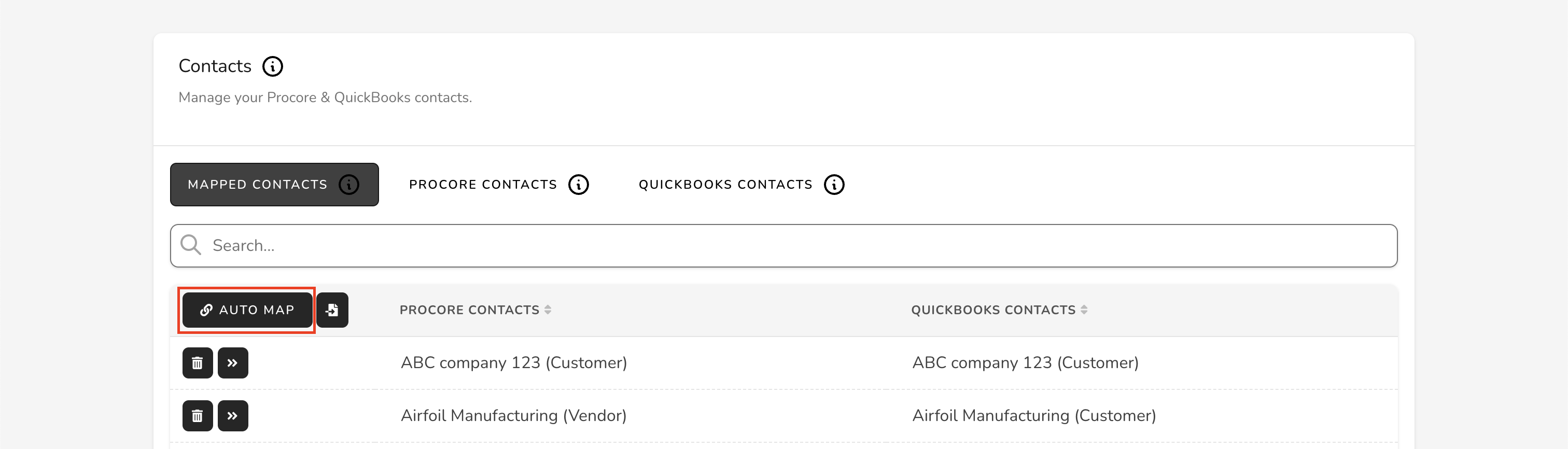 Procore Directory Procore QuickBooks Online Setup Guide