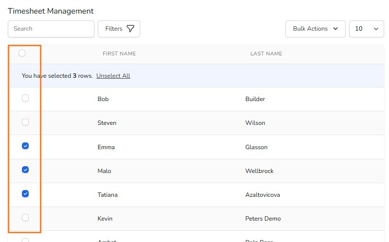 Settings - Tools & Timesheet Management